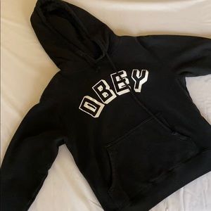 OBEY block hoodie sweatshirt